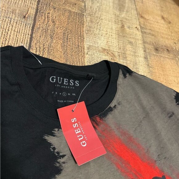 Guess Los Angeles Patterned Multi-Color Graphic Tee NWT size L - Picture 8 of 11